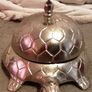white cast metal turtle/ tortoise counter bell,  ideal for a pet shop Image 3