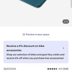 Self inflating camping mattress