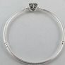Pandora Moments Family Tree Heart Clasp Snake Chain Bracelet Size 20cm New Image 4