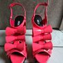 Stiletto High Heel Platform  pink shoes bow ASOS uk5 Image 4
