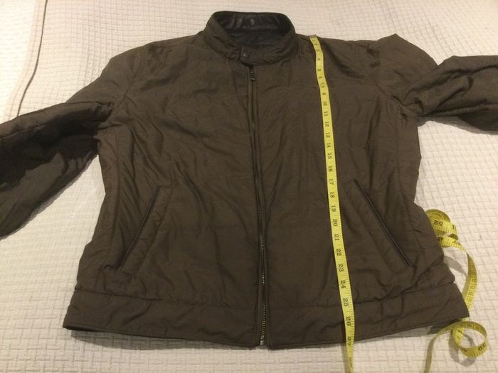 Massimo Dutti Black Leather reversible jacket XL  Pre owned.