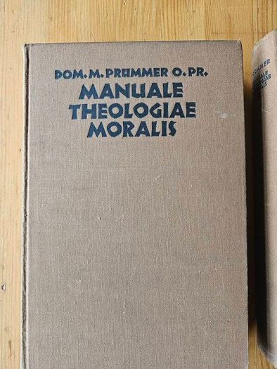 Manuale Theologiae Moralis. By Dom. M. Prummer O. Pr. First Edition Hardback In Good Condition.  See Photos For Same.