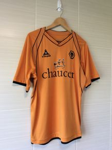 Wolverhampton Wanderers Jersey. Season 2006/2008. Official Le Coq Sportif Mens Home Jersey. Authentic Original From 2006. Not A Modern Day Remake.