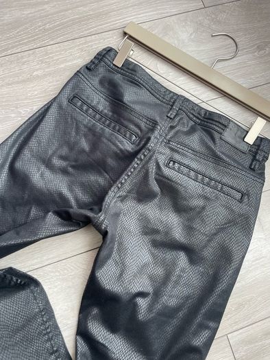 Part Two black snakeskin pants size 8