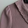 Soft Pink Blouse with Asymmetric Neckline Image 4