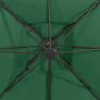 Cantilever Umbrella with Double Top 300x300 cm Green Image 4