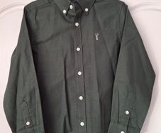 Next Dark Green Single Oxford Shirt