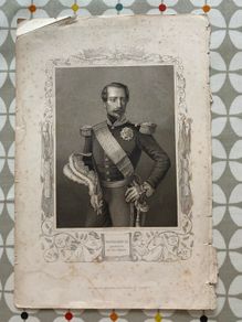 Antique Print Napoleon III