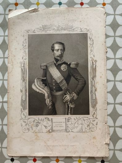 Antique Print Napoleon III