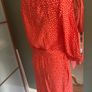 Free Post today ONLY- Mint Velvet Orange Polka Dot Shirt Dress with belt - Size 8 Image 4