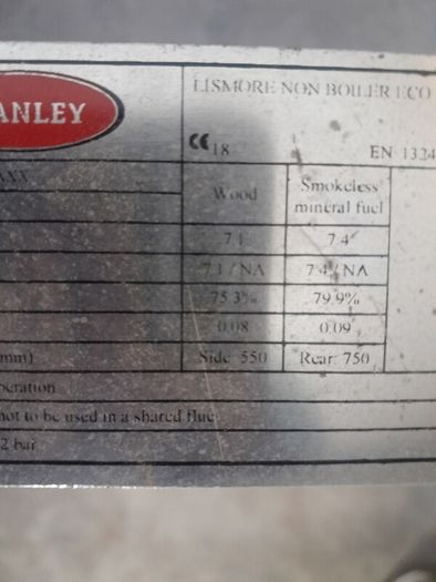 Stanley Lismore stove.