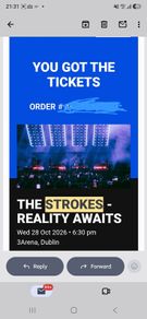 1 the strokes ticket