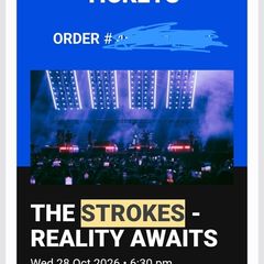 1 the strokes ticket