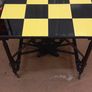 1960 wrought Iron French Brutalist style table nice solid on wheels Very Nice Image 4