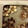 4 x Carolyn Donnelly gold  napkin rings Image 2