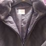 Dark Grey Faux Fur Jacket Image 4