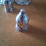 Sterling Silver Salt Pepper Set glass liners Image 9