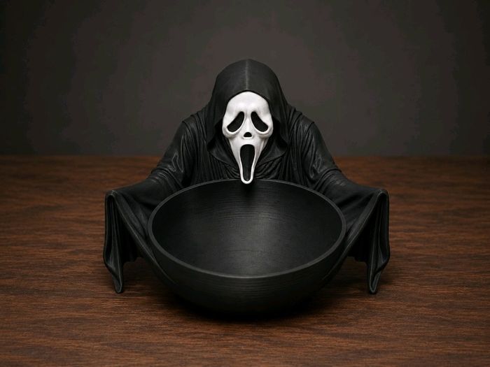 Ghostface  Scream Candy Bowl Halloween Sweet Holder decoration