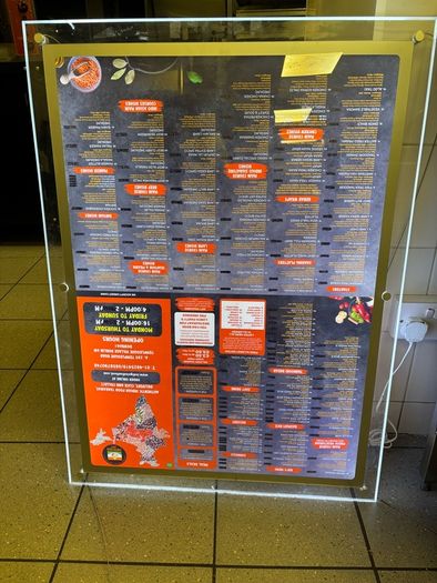 A1 Slim LED Light Box Poster Display Frame (Ceiling Suspension & Power Supply)