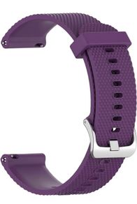 PURPLE 20mm Silicone Band Strap for Garmin vivoactive 3/ vivomove HR /vivomove