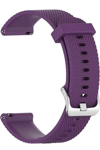 PURPLE 20mm Silicone Band Strap for Garmin vivoactive 3/ vivomove HR /vivomove
