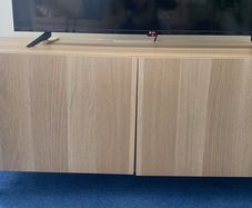 besta TV bench with door