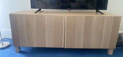 besta TV bench with door