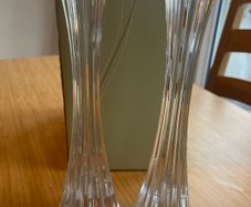 Crystal candle holders
