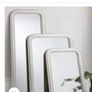 Curved Cream Bevelled Mirror Image 4