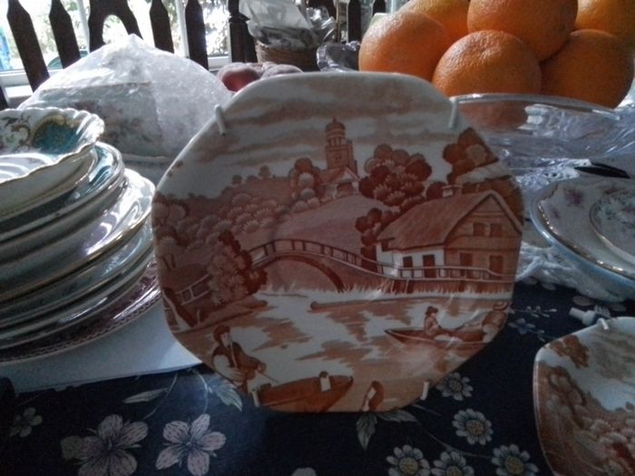 Two Display Saucers + Water Jug