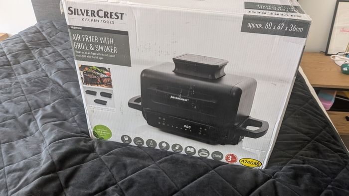 Outdoor Air Fryer with Grill & Smoker - in box, never used