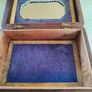 Vintage Carved Wood Box, Trinket Box Floral Design Wood, Atom Chicago Image 7