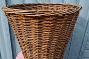 Vintage Wicker Waste Basket