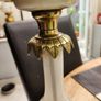 Three vintage working oil lamps Image 8