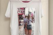White T - with print - Brand New with Tags