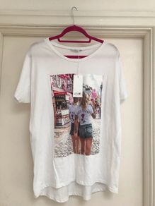 White T - with print - Brand New with Tags