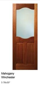 Solid Mahogany Winchester Door 78x30 only 1 xLeft