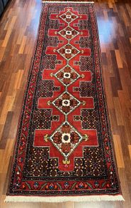 Exclusive Vintage Persian Senneh Runner 305 x 93 cm (10.0 x 3.1 ft)