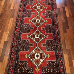 Exclusive Vintage Persian Senneh Runner 305 x 93 cm (10.0 x 3.1 ft)
