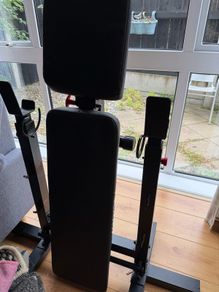 DOMYOS Tiltable Weights Bench with Collapsible Pegs - Bench Press Fold