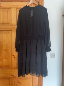 New Look black dress plus size