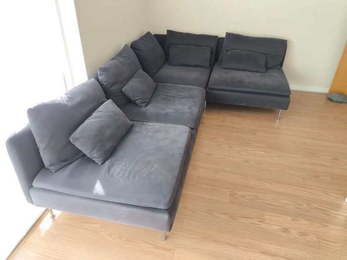 IKEA SODERHAMN Modular Corner Sofa - Dark Grey