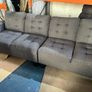 Grey 4 seater sofa couch Image 6