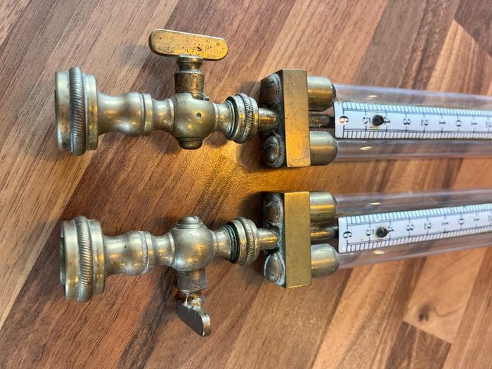 Antique Alder & MacKay Gas Meter Pressure Gauges