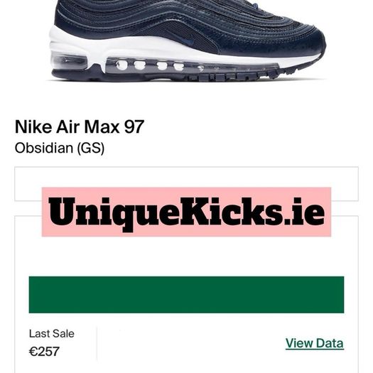 Premium Nike Air Max 97 Navy Blue White