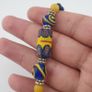 Antique Mosiac Style Gabri Glass Beads Pendant With African Blue Glass Beads Necklace Image 6