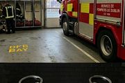 Personalised Dublin Fire Brigade Laser Engraved Wooden Keyring