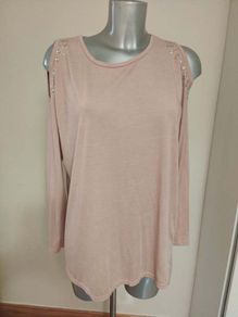 Brand new salmon cold shoulders top size UK18 EU46 Postage included