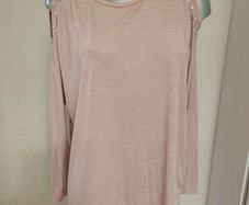 Brand new salmon cold shoulders top size UK18 EU46 Postage included