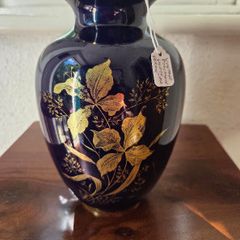 Heavily Gilded Vintage Vase Royal Bavarian Porcelain